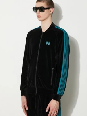 Needles bluza RC Track Jacket męska kolor czarny wzorzysta OT233