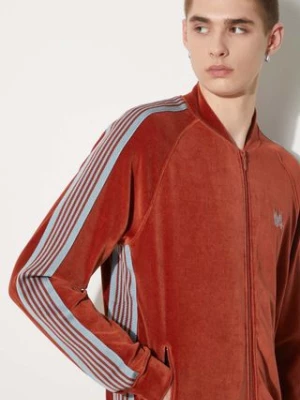 Needles bluza RC Track Jacket męska kolor pomarańczowy wzorzysta OT233