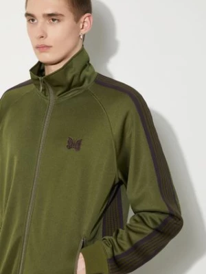 Needles bluza Track Jacket męska kolor zielony z aplikacją OT226