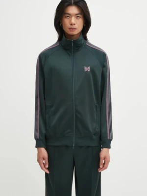 Needles bluza Track Jacket męska kolor zielony z aplikacją RW314