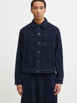 Needles kurtka koszulowa Darts Jean Jacket kolor granatowy przejściowa RW223