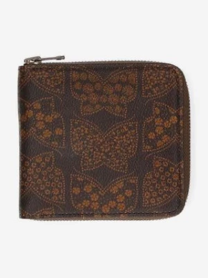 Needles portfel Needles Single Wallet Papillon kolor brązowy LQ063.BROWN-Brown