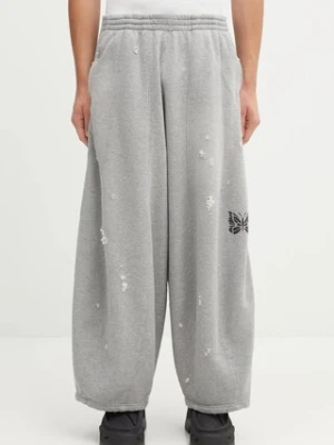 Needles spodnie dresowe bawełniane Deconstructed