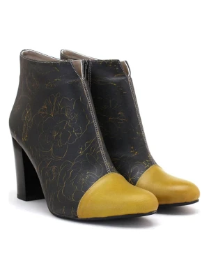 Neefs Botki w kolorze czarno-żółtym rozmiar: 38