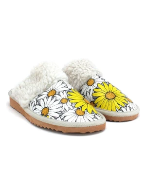 Neefs Kapcie w kolorze biało-żółtym rozmiar: 37