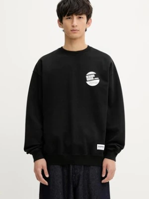 NEIGHBORHOOD bluza bawełniana Classic Sweat Shirt Ls męska kolor czarny z nadrukiem 251FPNH.CSM01