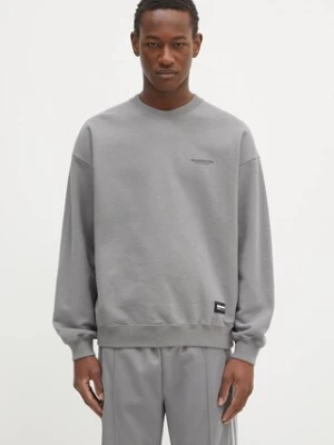 NEIGHBORHOOD bluza bawełniana Classic Sweat Shirt Ls męska kolor szary wzorzysta 242FPNH.CSM01