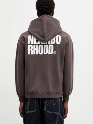NEIGHBORHOOD bluza bawełniana CLASSIC SWEAT ZIP HOODIE LS