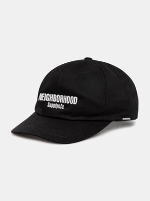 NEIGHBORHOOD czapka z daszkiem bawełniana Dad Cap-1 kolor czarny z aplikacją 251YGNH.HT03