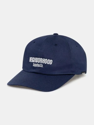 NEIGHBORHOOD czapka z daszkiem bawełniana Dad Cap-1 kolor granatowy z aplikacją 251YGNH.HT03