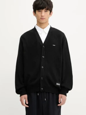 NEIGHBORHOOD kardigan Plain Cardigan męski kolor czarny 251FUNH.KNM01