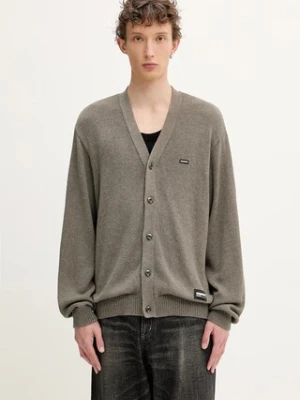 NEIGHBORHOOD kardigan Plain Cardigan męski kolor zielony 251FUNH.KNM01
