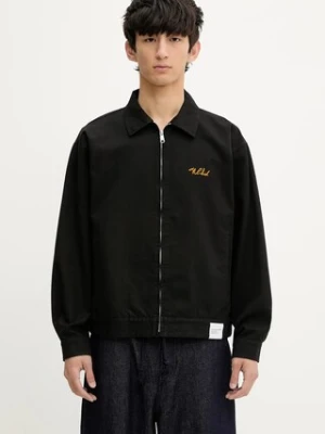 NEIGHBORHOOD kurtka bawełniana Zip Work Jacket kolor czarny przejściowa 251TSNH.JKM02