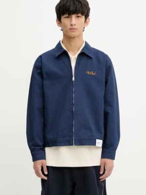 NEIGHBORHOOD kurtka bawełniana Zip Work Jacket kolor granatowy przejściowa 251TSNH.JKM02