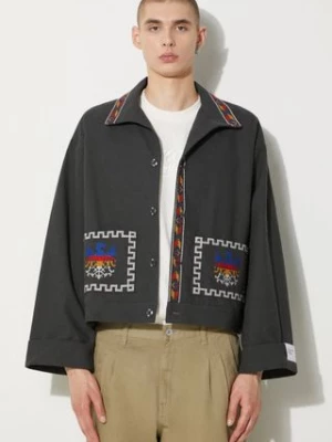 NEIGHBORHOOD kurtka GT Embroidery Jacket męska kolor szary przejściowa oversize 241AQNH.JKM04