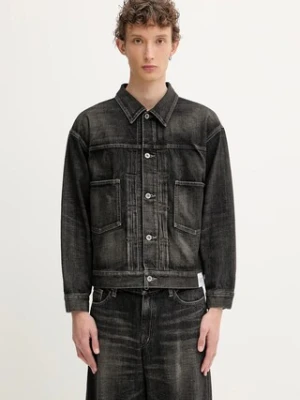 NEIGHBORHOOD kurtka jeansowa Washed Denim Type-2 Jacket kolor czarny przejściowa 251XBNH.JKM02