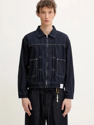 NEIGHBORHOOD kurtka jeansowa WASHED LW DENIM ZIP kolor niebieski przejściowa 251SPNH-JKM01