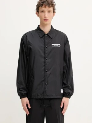 NEIGHBORHOOD kurtka Windbreaker Jacket-1 kolor czarny przejściowa 251TSNH.JKM01