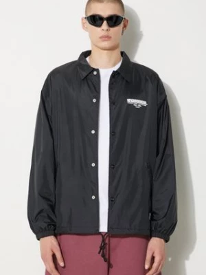 NEIGHBORHOOD kurtka Windbreaker Jacket męska kolor czarny przejściowa oversize 241TSNH.JKM01