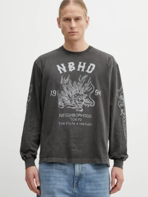 NEIGHBORHOOD longsleeve bawełniany NH . TEE LS-14
