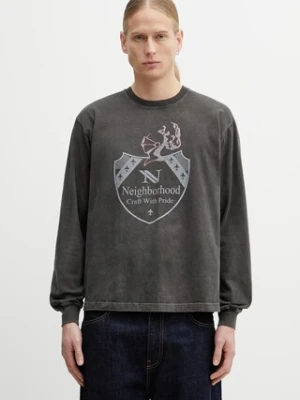 NEIGHBORHOOD longsleeve bawełniany NH . TEE LS-16