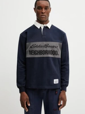 NEIGHBORHOOD longsleeve bawełniany X EDDIE BAUER RUGBY