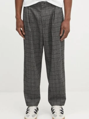 NEIGHBORHOOD spodnie Two Tuck Pants męskie kolor czarny proste 242SPNH.PTM07