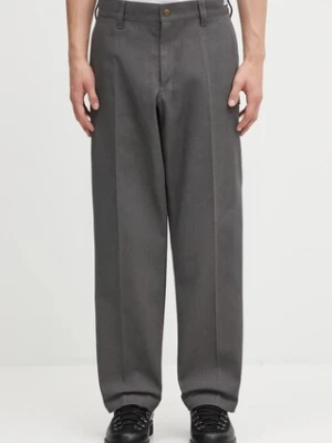 NEIGHBORHOOD spodnie WP WIDE męskie kolor szary proste 252ZANH.PTM01