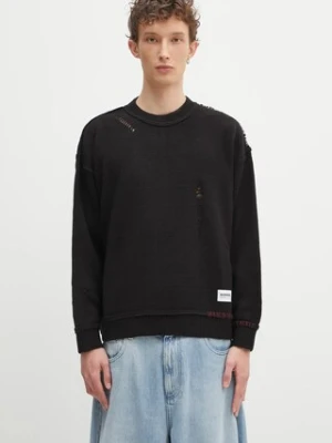 NEIGHBORHOOD sweter z domieszką wełny Savage Crewneck Sweater męski kolor czarny 242FUNH.KNM01