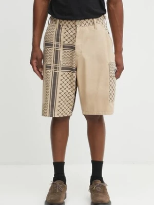 NEIGHBORHOOD szorty bawełniane pt shemagh bdu short pants męskie kolor beżowy 251UTNH-PTM02