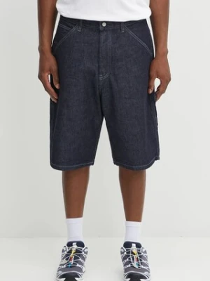 NEIGHBORHOOD szorty jeansowe denim painter short pants męskie kolor niebieski 251AQNH-PTM04