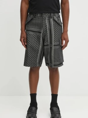 NEIGHBORHOOD szorty jq shemagh cargo short pants męskie kolor czarny 251SPNH-PTM09