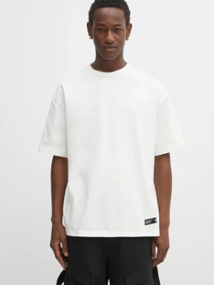 NEIGHBORHOOD t-shirt bawełniany classic crewneck męski kolor biały gładki 251FPNH.CSM04