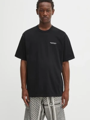 NEIGHBORHOOD t-shirt bawełniany nh . tee ss-9 męski kolor czarny z aplikacją 251PCNH-ST09