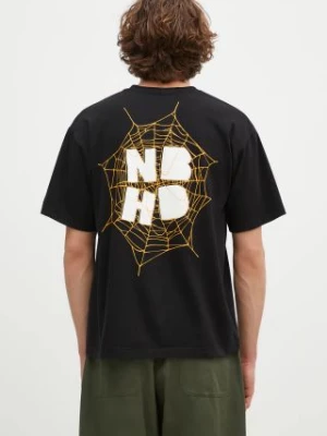 NEIGHBORHOOD t-shirt bawełniany Tee SS-7 męski kolor czarny z nadrukiem 242PCNH.ST07