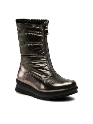 Nelli Blu Śniegowce CS5595-01 Srebrny