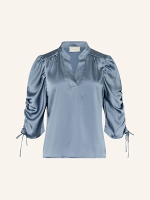 Neo Noir Bluzka Alvira Z Satyny blau