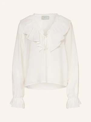 Neo Noir Bluzka Aminea Z Falbanką weiss