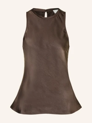 Neo Noir Bluzka Celina Z Satyny braun