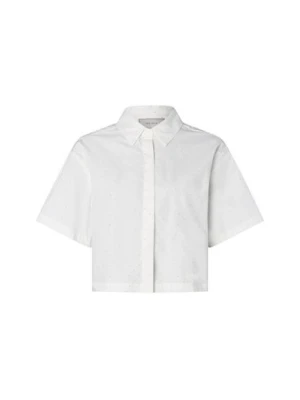 Neo Noir Bluzka damska - Jasie Kobiety Bawełna biały,