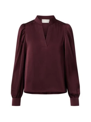 Neo Noir Bluzka damska - Rosslyn Kobiety Sztuczne włókno czerwony jednolity,