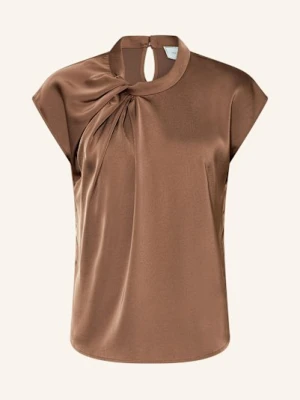 Neo Noir Bluzka Fleur Z Satyny braun