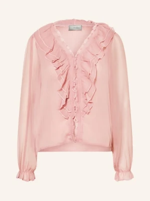 Neo Noir Bluzka Ivey Z Falbanami rosa