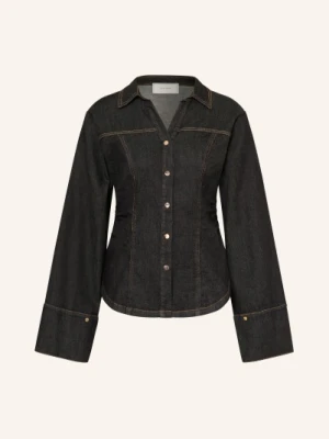 Neo Noir Bluzka Jeansowa Rabia schwarz