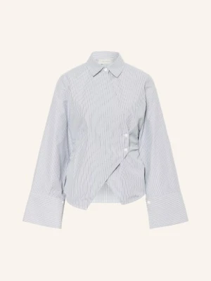 Neo Noir Bluzka Koszulowa Fenli W Stylu Kopertowym grau