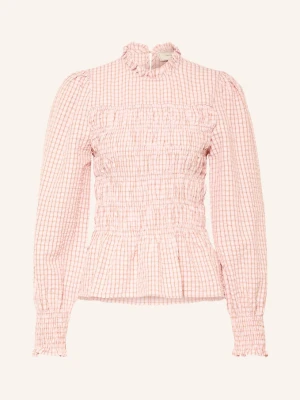 Neo Noir Bluzka Koszulowa Possa pink czarny