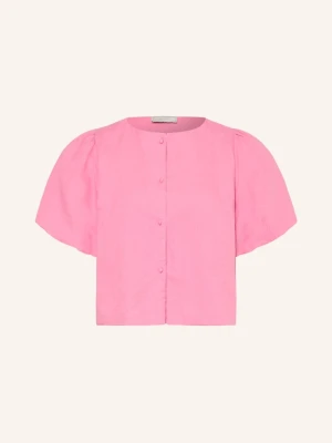 Neo Noir Bluzka Moisa Z Lnu pink