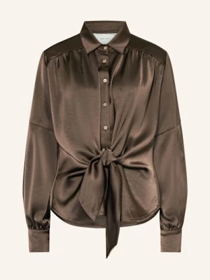 Neo Noir Bluzka Naja Z Satyny braun