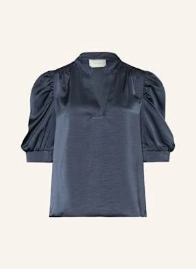 Neo Noir Bluzka Roella Z Satyny blau