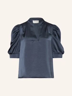 Neo Noir Bluzka Roella Z Satyny blau
